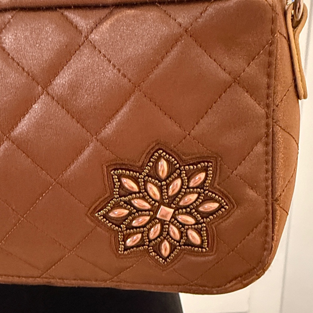 Buy 5 for 10$❗️Jacob Brown Quilted Shoulder Bag - Picture 3 of 5